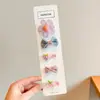 Pinzas para el pelo de bebé para niñas, no dañan el pelo, completamente cubiertas de tela, lindas pinzas de tela para flequillo, accesorios para el pelo de niños