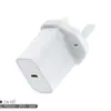 Carregador de 20W Padrão Britânico Mais Vendido Internacionalmente, Adequado para Apple 17 e Samsung Carregamento Rápido, Cabeça de Carregamento Pd20W Certificada Ukca