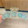 Pinza Grande para el Cabello para Peinados Recogidos con Lindo Diseño de Flor, Pinza de Tiburón para Cabello Grueso, Nuevo Modelo 2026 Pinza de Garra con Lazo