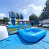 Resbaladilla Inflable de Diversión para Niños, Rampa Amortiguadora Antideslizante, Material de PVC Ecológico, Instalaciones de Entretenimiento al Aire Libre para Patio