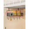 Estante de almacenamiento colgante para la litera inferior en dormitorios, una herramienta mágica para ahorrar espacio para libros y estantes, estante de almacenamiento de cama para dormitorio estudiantil