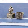 Chaveiro Selo Zodiacal Chinês de Latão Retro Pequenos Enfeites Pingente para Bolsa de Mão Barraca Presentes Criativos