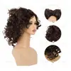 Perucas Curtas Cacheadas Cheias Vintage em Estoque para Festas de Halloween e Cosplay, Exportação Atacado, Envio Imediato