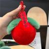 Colgante de Felpa Ping An Feliz Llavero de Coche Colgante de Felpa de Caqui Lindo Bolso Bolso Colgante Mao Mao Conejo Rex