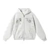 Sudadera con capucha unisex estampada de moda transfronteriza para comercio exterior, temporada Primavera y Otoño, corte holgado, chaqueta deportiva casual