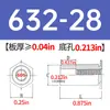 Coluna de Porca Rebite com Furo Passante de Aço Inoxidável SOS-440/632/832/032/6440/8632 em estoque Venda Direta