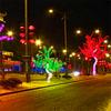 Luz de árvore de cristal LED especial 2,2 m de altura multicolorida design à prova de chuva para ambientes externos 220 V garantia de dois anos sem luz ruim