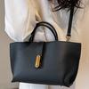 Bolso de cesta de verduras portátil de nicho de alta gama para mujer, nuevo bolso de hombro tipo cubo retro de moda de primavera y verano 2024