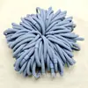 Elástico de Cabelo Básico Preto Grosso Estilo Coreano com Alta Elasticidade, Corda de Cabelo de Malha de Nylon com Contas Que Não Danifica o Cabelo, Elástico para Rabo de Cavalo