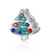 Joyas Transfronterizas Navidad Pulsera de Árbol de Navidad Colorido Accesorios de Cuentas Accesorios para Collar DIY Pulsera Cuentas Sueltas Festivo