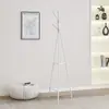 Perchero de pie simple para dormitorio, perchero pequeño, colgador de bolsos, perchero de hierro forjado para el hogar, estante de almacenamiento