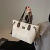 Bolsa de Tote Popular Transfronteriza Pu Gran Capacidad Bolso de Hombro para Mujer Estilo Retro Europeo y Americano Bolso de Mano de Moda Texturizado