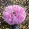 Pompones de porristas flores de mano flores de mano para bailar manijas para baile en plaza accesorios para agitar la mano no permitidos