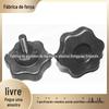Parafuso Manual com Cabeça de Plástico PP Preto 38mm-M6 Parafuso com Cabeça de Plástico Parafuso de Manípulo Ajustável para Móveis