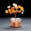Producto popular transfronterizo: Árbol de Citrino, Cuenco del Tesoro, Taza de Té, Grava de Cristal Natural, Árbol del Dinero, Decoración Creativa Hecha a Mano para el Hogar