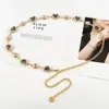 Cadena de Cintura Metálica Vintage en Forma de Corazón Estilo Francés para Mujer, Cadena Accesorios de Pedrería de Lujo Ligero para Faldas de Mezclilla y Vestidos, Diseño Único
