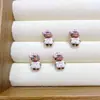 Accesorios populares de dibujos animados divertidos transfronterizos Natasha para decoración de uñas, muñeca de cosplay 3D DIY tachuelas para uñas, accesorios de resina