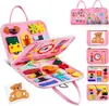 Ajudas de Ensino Montessori de Educação Infantil Transfronteiriça Quadro de Feltro Ocupado Brinquedo Quadro de Ensino de Iluminação Educacional Infantil Quadro de Aprendizagem de Vestir