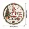 Artículos más vendidos transfronterizos: Falda para Árbol de Navidad, Hombre de Jengibre, Accesorios de Decoración para Fiesta de Escena de Año Nuevo, Decoraciones, Venta Directa del Fabricante