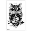 Novos adesivos de tatuagem à prova d'água flor cabeça de lobo tigre leão caveira adesivos temporários europeus e americanos mais vendidos adesivos de tatuagem
