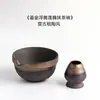 Traje de té matcha de cerámica gruesa herramientas para pedir té cuenco de matcha de cerámica traje de té estilo japonés mezclador de polvo de matcha de cerámica