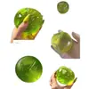Juguete Popular Transfronterizo de Maltosa Manzana Verde para Alivio del Estrés, Juguete de Ventilación de Manzana Rosa, Juguete Moldeable de Rebote Lento para Apretar