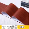 Adesivo de grão de madeira autoadesivo capa de madeira maciça cobrir furos reparar piso madeira borda de porta wrap tira decorativa renovação de guarda-roupa móveis
