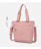 Versão Coreana Outono 2025 Nova Bolsa de Ombro Feminina de Tecido de Nylon de Grande Capacidade Bolsa de Mão Simples e Versátil Bolsa Transversal