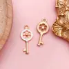 1 coroa de vaca branca nuvem óleo de perfume gota acessórios de liga pingente diy chaveiro pulseira brincos pingente