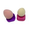 Caixa de silicone para guardar ovos de maquiagem, à prova de poeira e respirável, com estojo para pó compacto.