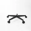 602 # Base de aleación de aluminio negro de cinco puntas silla de oficina silla giratoria silla ejecutiva silla gamer soporte de base ruedas