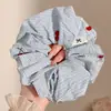 Goma para el pelo con lazo estilo coreano para mujer, Accesorio para el pelo extragrande de alta gama, Goma elástica para el pelo estilo perezoso