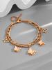 Joyería Transfronteriza Pengge Europea y Americana Todo Fósforo Acero de Titanio Temperamento Bohemio Coreano Acero de Titanio No Descolorante Joyería para Mujer