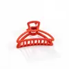 6cm Horquilla Hueca de Color Sólido Estilo Coreano Agarre Simple Baño Agarre Mediano para Cabello Clip para Damas Adultas Accesorios para el Cabello Horquilla