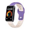 Para pulsera Huawei 8/9/10 correa de silicona de un solo y doble color correa de reloj HUAWEIband8910 arroz