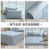 Sábanas de Color Sólido Colcha de Algodón Lavado Sábanas de Cama Verano Antideslizante Fijo a Prueba de Polvo Cubierta de Cama Dormitorio Estudiantil Juego de Tres Piezas