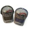 Gorra de Béisbol Lavada Vintage con Letras Estilo Europeo y Americano para Exteriores Primavera y Verano Unisex de Mezclilla Pico de Pato Casual Protección Solar Sombrero