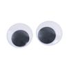 Actividad de bricolaje de protección del medio ambiente con pegatinas adhesivas de dibujos animados para ojos, pegatinas de actividad de bricolaje en blanco y negro para niños, transfronterizas