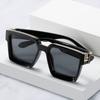 86229 Gafas de Sol de Marco Grande Igual de Rojo de Internet Europeo y Americano Gafas de Sol de Moda Millonaria para Mujer Gafas de Sol para Hombre