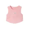 Novo Colete Estilo Coreano Ocidental Simples Versátil para Meninas Verão Infantil Casual Sem Mangas Camiseta Regata T