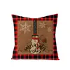 Funda de cojín para sofá temática de Navidad de Amazon transfronteriza, decoración de ambiente navideño, funda de cojín para ventana salediza de coche