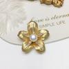 Acessórios de roupas de outono e inverno broto de feijão flor de cinco folhas espiga de trigo tian água doce pérola terno broche broche alfinete
