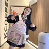 Mochila Escolar para Estudiante de Secundaria Versión Coreana Transfronteriza Femenina Linda de Gran Capacidad Mochila de Viaje para Estudiante de Secundaria Mochila Casual para Estudiante Moderna