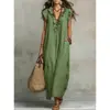Sitios web independientes europeos y americanos, Amazon y AliExpress: Colección primavera/verano 2026 - nuevos vestidos largos de estilo bohemio con mangas acampanadas