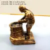 Juego de ocho piezas para hacer té Artesanías para hacer té Wuyi rock tea Dahongpao Adornos Pasos para hacer té Modelo Obra de arte