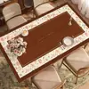 Mantel Individual Retro Estilo Francés para Mesa de Comedor, Impermeable, Resistente al Aceite, Resistente al Calor, Lavable, Mantel para Mesa de Café, Lujo Ligero, Sensación de Alta Gama, Mantel Protector de Mesa