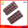 Super fofo porco multi-expressão molde de silicone para chocolate molde de silicone para bolo molde de 15 peças de cabeça de porco stand de cera para pintura a fogo