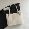 Bolsa Feminina Grande Capacidade 2024 Nova de Alta Qualidade Portátil de Ombro Bolsa Tote para Alunos Universitários Aula Trabalho