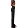Jeans Retro Americanos Micro Campana para Mujer Otoño/Invierno 2026 Más Terciopelo Sueltos No Ajustados a las Piernas Versátiles Pantalones de Campana de Cintura Baja