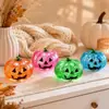 Juguete Squishy Calabaza de Halloween Transfronterizo, Juguete para Aliviar el Estrés Cabeza de Calabaza, Juguete Squishy de Rebote Lento de Maltosa, Regalo Pequeño